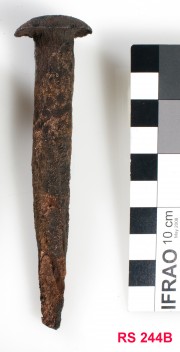 Copper/brass artefact recovered from Lively Rowley Shoals