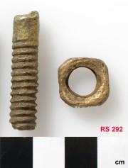Copper/brass artefact recovered from Lively Rowley Shoals