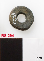 Copper/brass artefact recovered from Lively Rowley Shoals