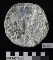 Lead artefact recovered from Lively Rowley Shoals