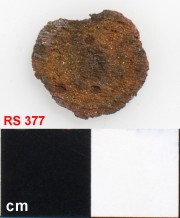 Copper/brass artefact recovered from Lively Rowley Shoals