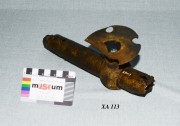 Copper/brass artefact recovered from Xantho