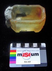 Glass artefact recovered from Xantho