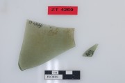 Glass artefact recovered from Zuiddorp (Zuytdorp)