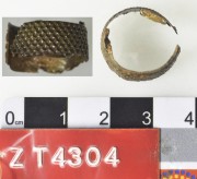 Copper/brass artefact recovered from Zuiddorp (Zuytdorp)