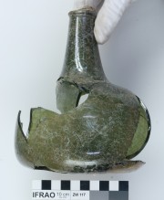Glass artefact recovered from Zeewijk