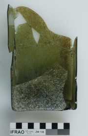 Glass artefact recovered from Zeewijk