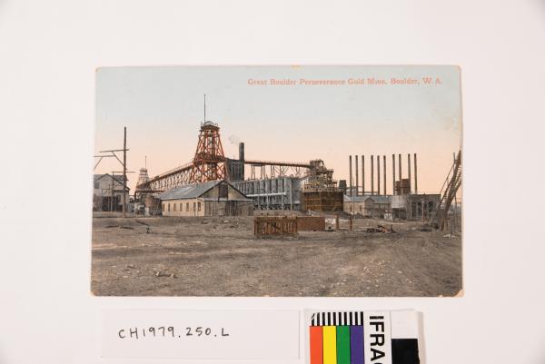 Postcard-Great Boulder Perseverance Gold Mine