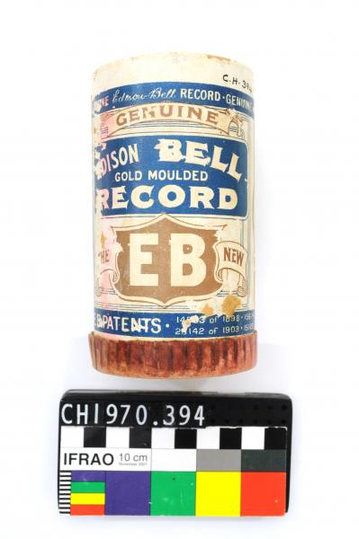 PHONOGRAPH CYLINDER RECORD, in carton, 'Edison-Bell'