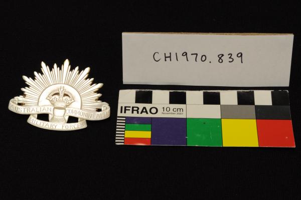 A.I.F. BADGE, pearlshell