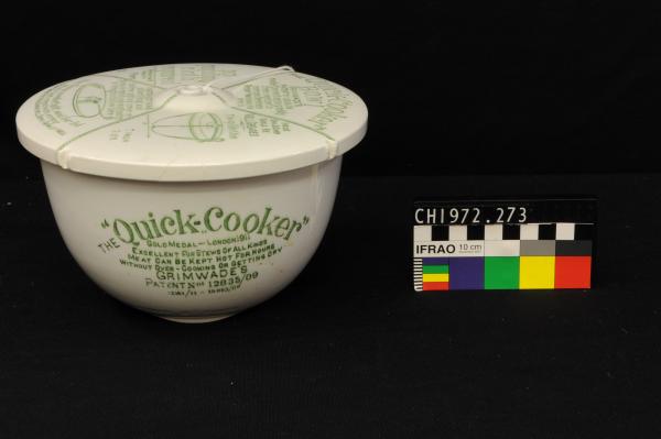 PUDDING BOWL, Grimwade's 'Quick-Cooker'