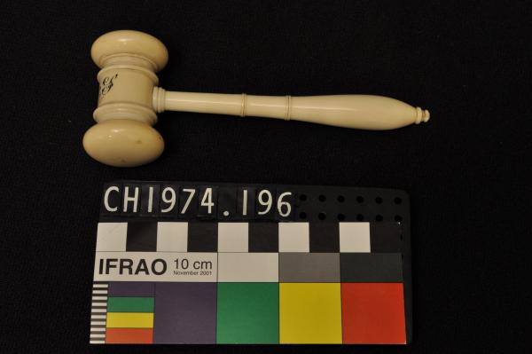 GAVEL, ivory