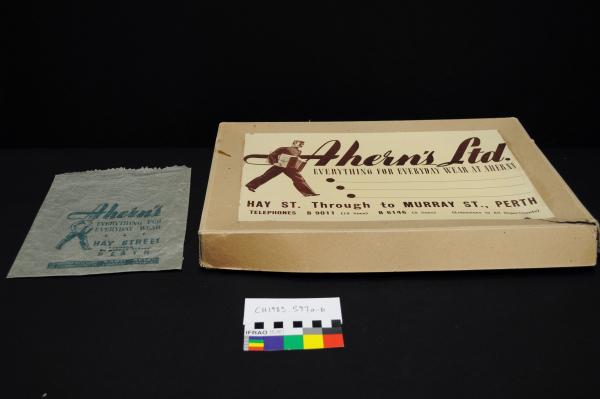 PAPER BAG - AHERN'S c.1950's