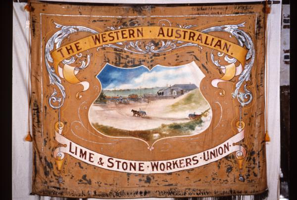 BANNER, Trade Union, 'LIME & STONE WORKERS UNION'