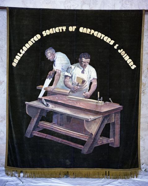 BANNER, Trade Union, 'AMALGAMATED SOCIETY OF CARPENTERS AND JOINERS'