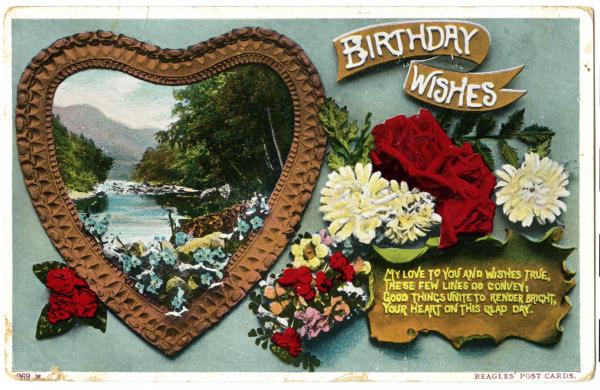 POSTCARD, Birthday Wishes