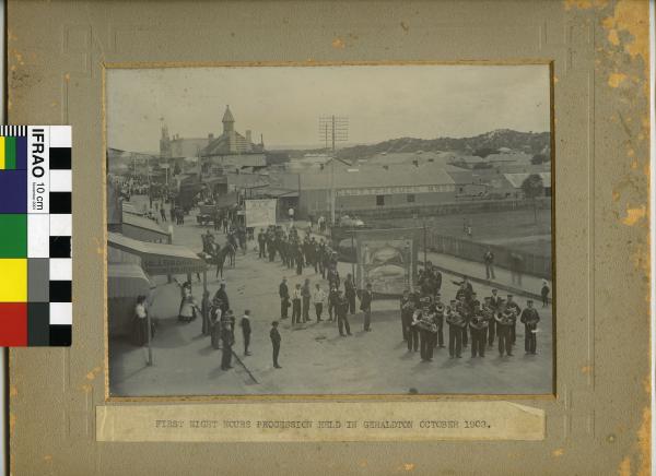 PHOTOGRAPH, Eight Hours Procession, Geraldton 1903