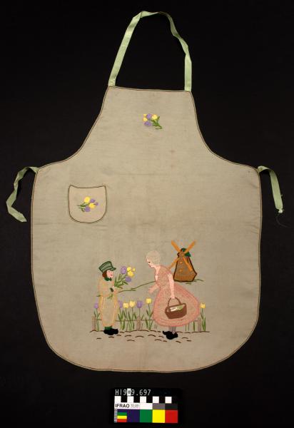 APRON, Child's Embroidered