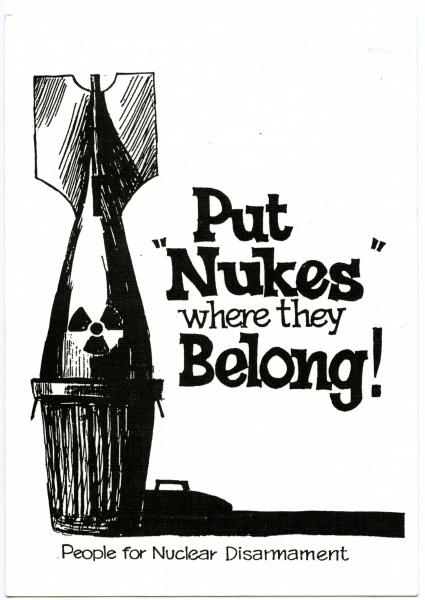 POSTCARD, People for Nuclear Disarmament