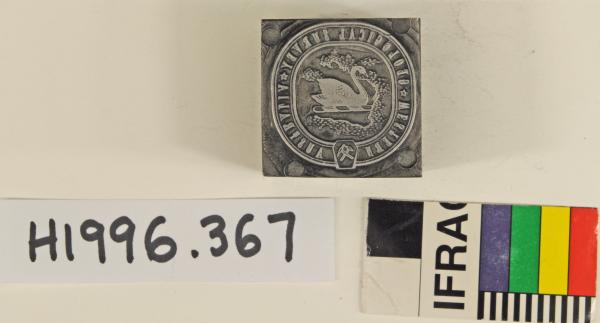 PRINTING BLOCK, 'GEOLOGICAL SURVEY/ W.A.', metal