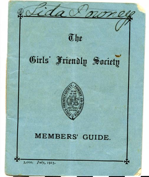 GUIDE BOOKS, Girls' Friendly Society