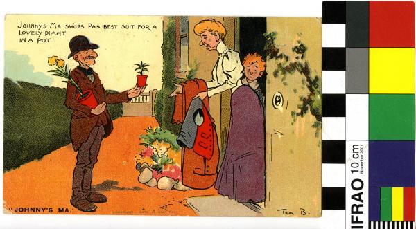 POSTCARD, cartoon