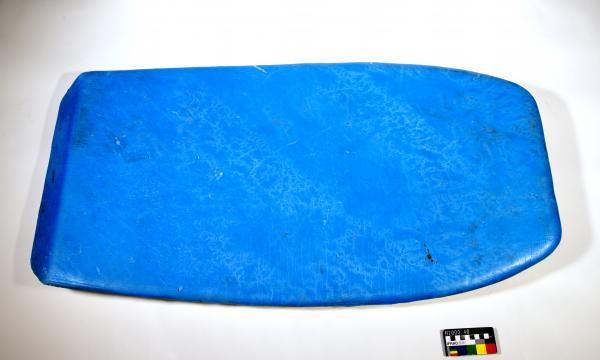 BOOGIE BOARD, blue foam, 'Morey', 1970s