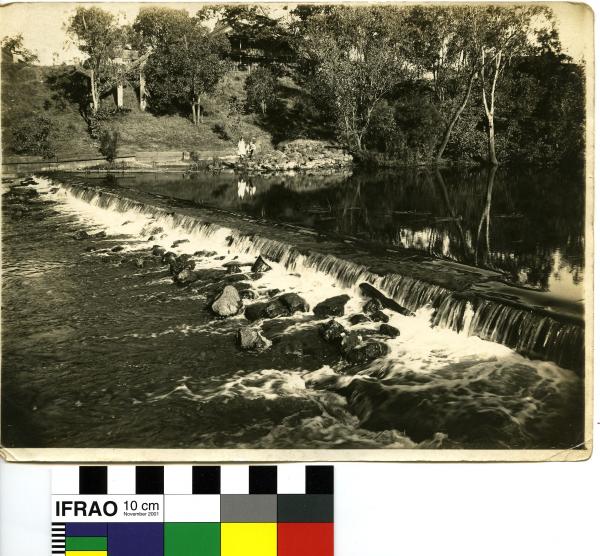 PHOTOGRAPHS X 2, Weir on Murray River, Pinjarra