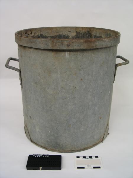 NIGHT CART PAN, galvanised steel