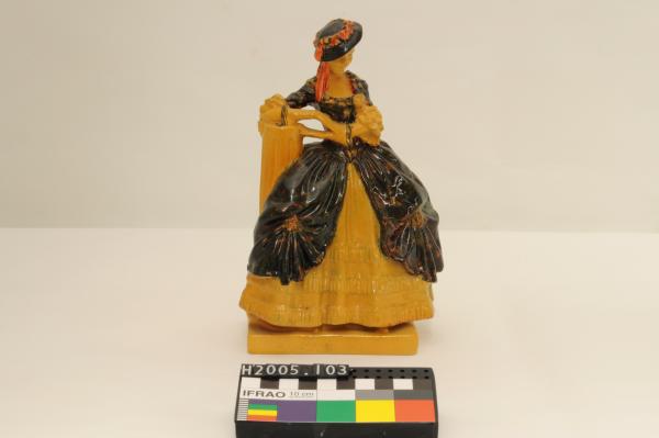 FIGURINE, Female in 18th Century Costume