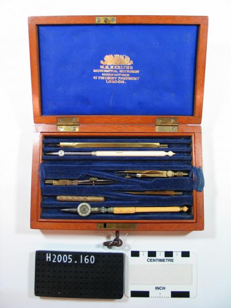 INSTRUMENT BOX, with Drawing Instruments
