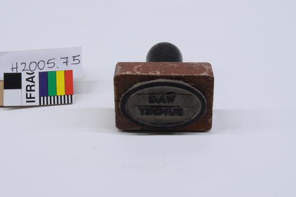 RUBBER STAMP, 'WAG/SUNSET'