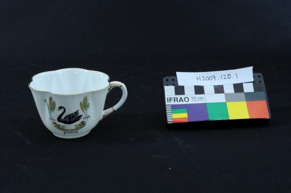 CUP & SAUCER, China, ‘Shelley’, ‘1929 WESTERN AUSTRALIA Floreat’