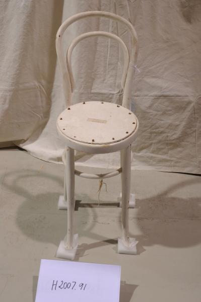 STOOL, bentwood, white, counter