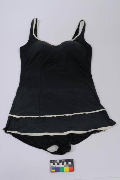 BATHING COSTUME, women’s, black & white ‘Watersun’