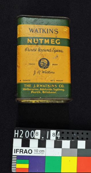 TIN, ‘WATKINS/ NUTMEG’