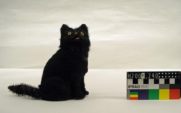 TOY, cat, automata, black fur