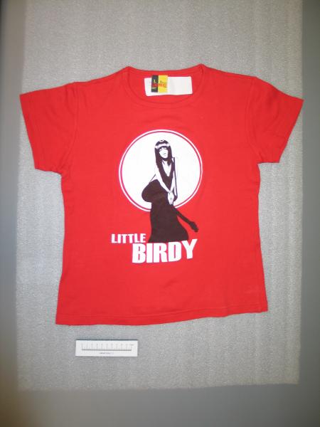 T-SHIRT, girl's, cotton, 'Little Birdy'