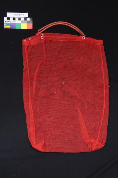 BAG, shopping, nylon net, red