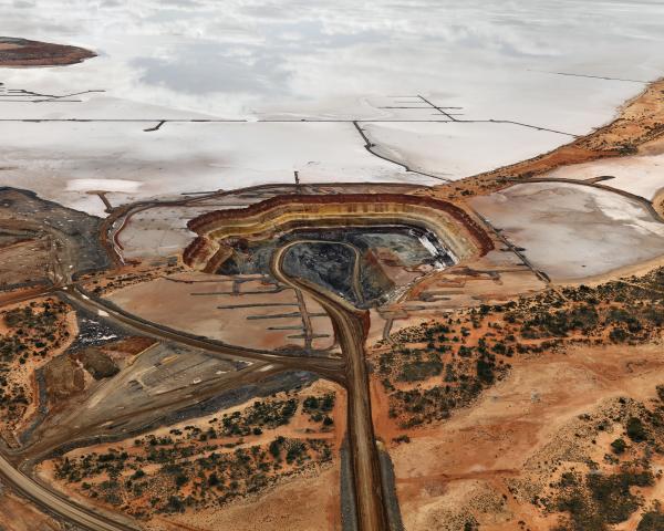 PRINT, photographic, 'Silver Lake Operations #5, Lake Lefroy, Western Australia, 2007', Edward Burtynsky