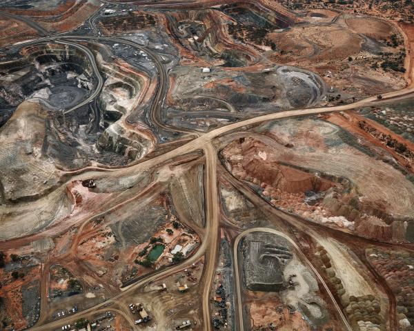 PRINT, photographic, 'Silver Lake Operations #7, Lake Lefroy, Western Australia, 2007', Edward Burtynsky