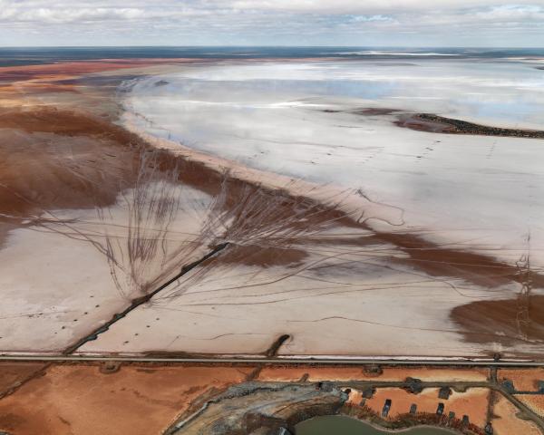 PRINT, photographic, 'Silver Lake Operations #12, Lake Lefroy, Western Australia, 2007', Edward Burtynsky