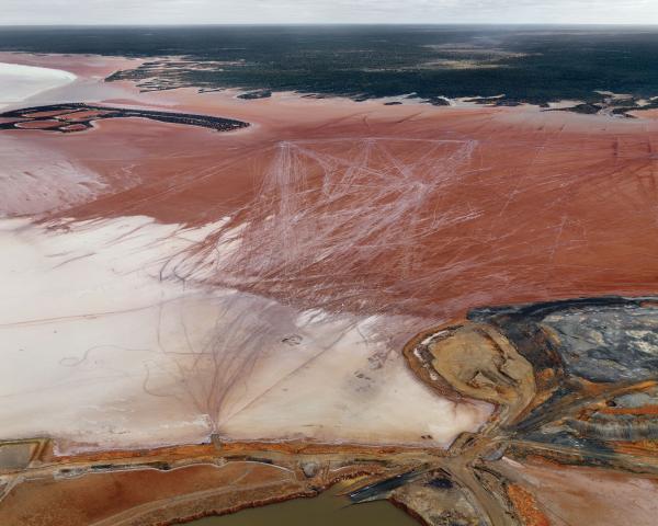 PRINT, photographic, 'Silver Lake Operations #13, Lake Lefroy, Western Australia, 2007', Edward Burtynsky