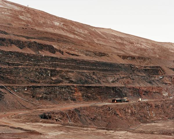 TRIPTYCH PRINT, photographic, Mt. Whaleback #2a-c, Newman, Western Australia, 2007, Edward Burtynsky