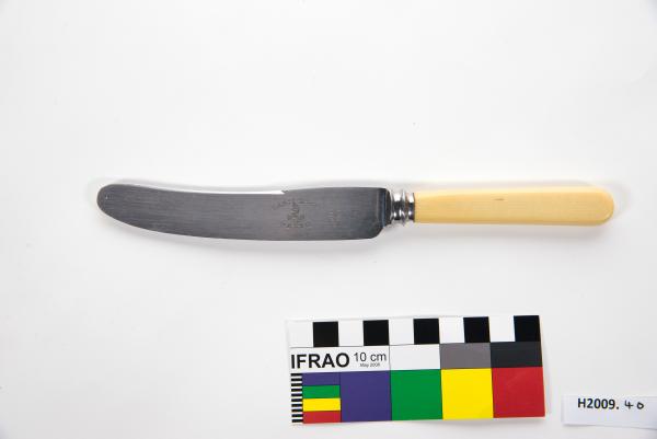 BUTTER KNIFE, bone handle, ‘CARIS BROS/ PERTH'