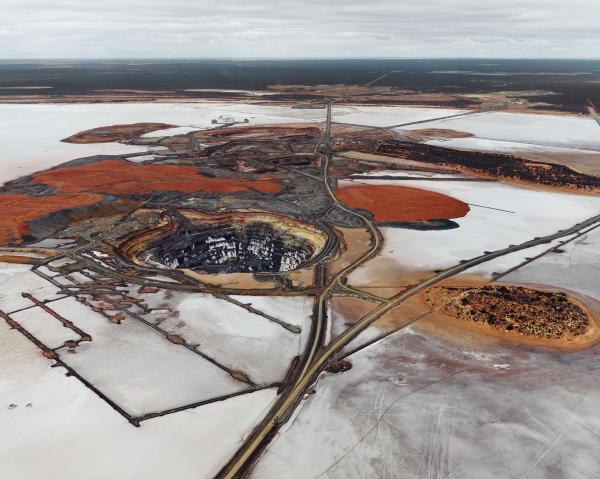 PRINT, photographic, 'Silver Lake Operations #2, Lake Lefroy, Western Australia, 2007', Edward Burtynsky