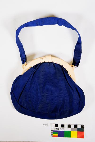 BAG, with mirror, H.E. Anderson, early 20thC