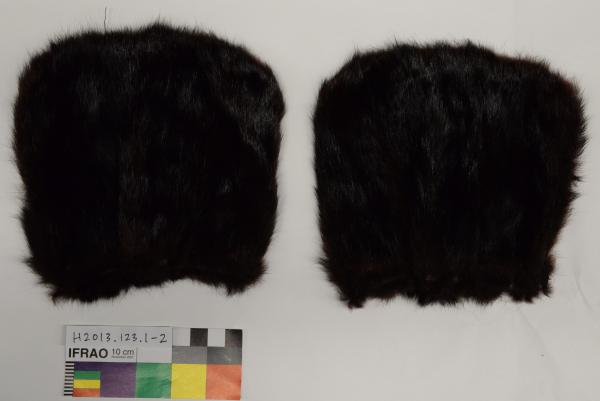 MINK CUFFS x 2, genuine fur
