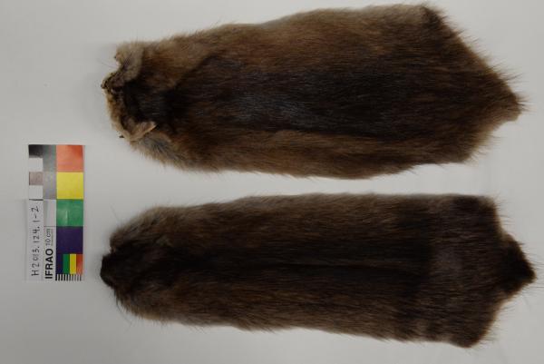 MINK COLLARS x2, genuine full mink body fur