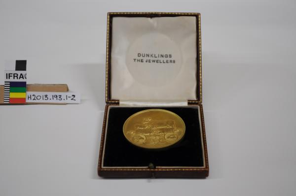 MEDAL, in box, Canning Show 1946, Dunklings